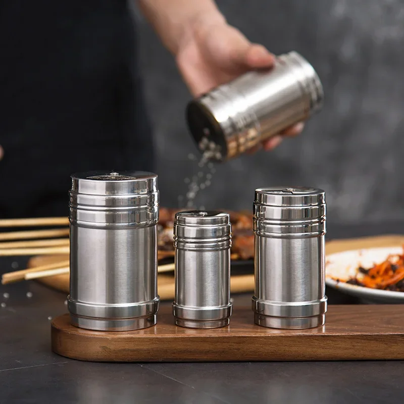 Herb Keeper Bottle - 1 STKS roestvrijstalen kruiderijfles zoutpot keuken