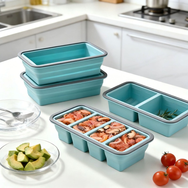 Meal Prep Freezer - Silicone vriesbak voor soep ijsblokjes met