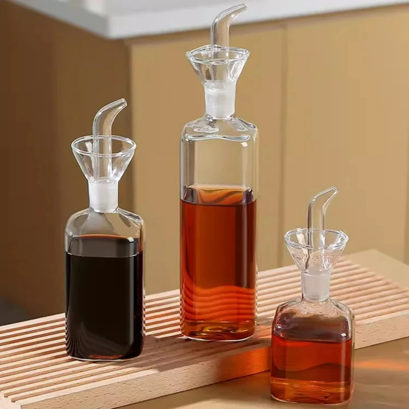 Herb Keeper Bottle - Hoge borosilicaat glazen oliepot, huishoudelijke lekvrije