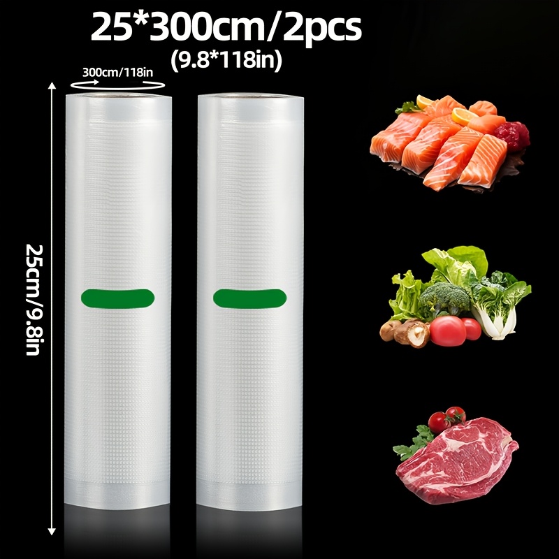 Meal Prep Recipes - 2-pack 3M vacuümrolletjes: BPA-vrij, meerdere formaten