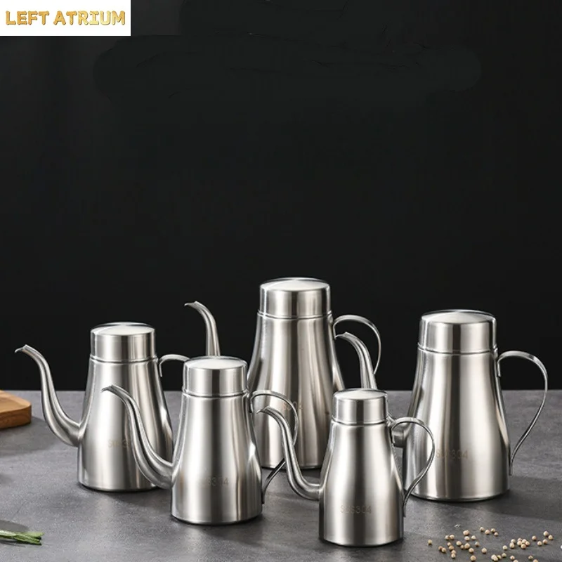 Herb Keeper Bottle - Verdikte 304 roestvrijstalen oliefles met tailleontwerp,