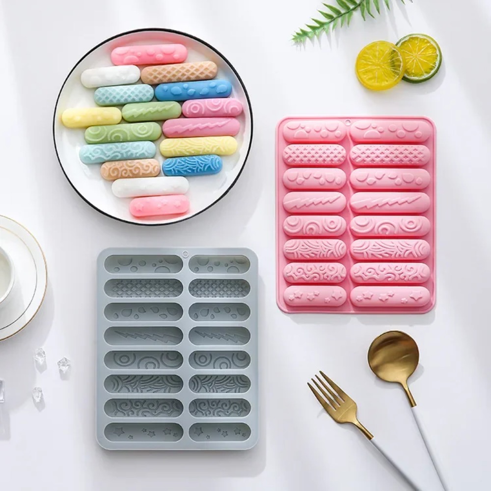 Meal Prep Protein - 16-delige siliconen mal met 8 texturen