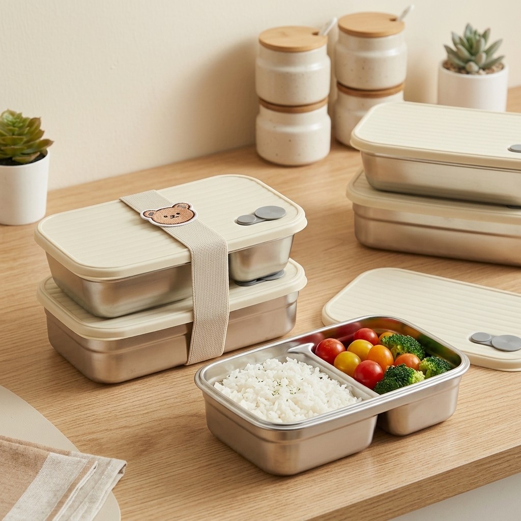 RVS Bento Box Metalen Lunchbox - Meal Prep Recipes recensie en prijs