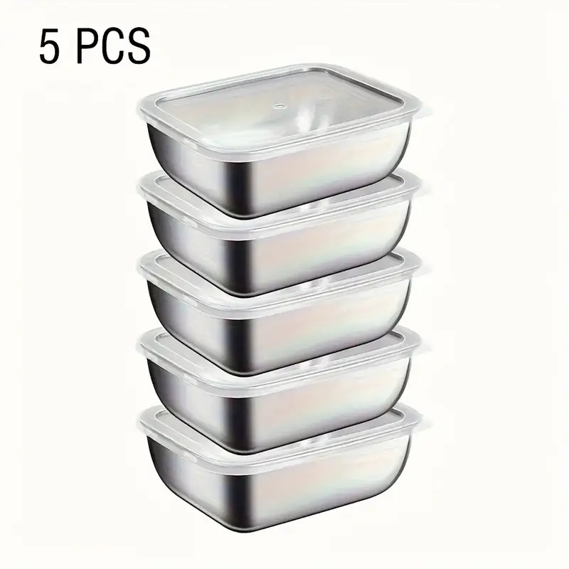 5-delige roestvrijstalen voeds - Meal Prep Recipes recensie en prijs