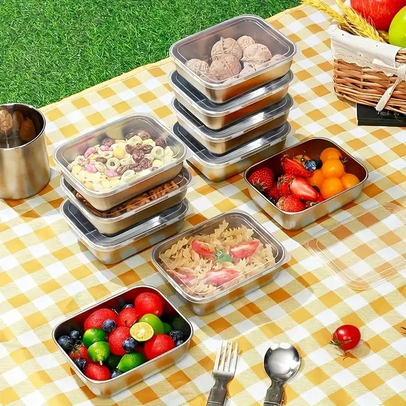 5-delige roestvrijstalen voeds - Meal Prep Recipes recensie en prijs