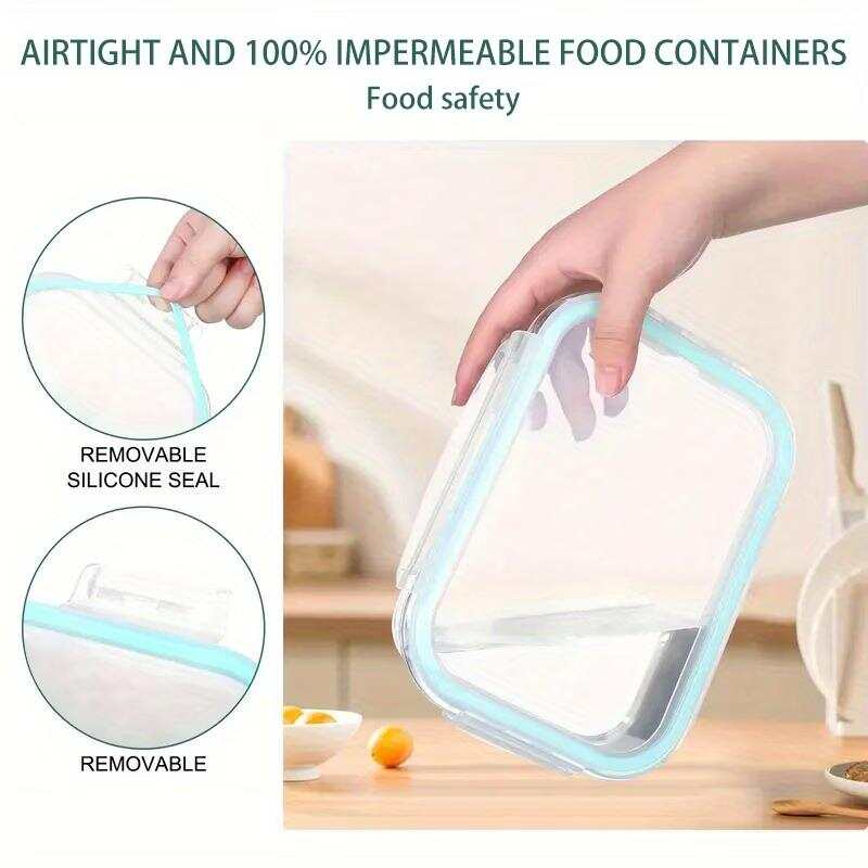 16 stuks verzegelde glazen voe - Meal Prep Glass Containers recensie en prijs