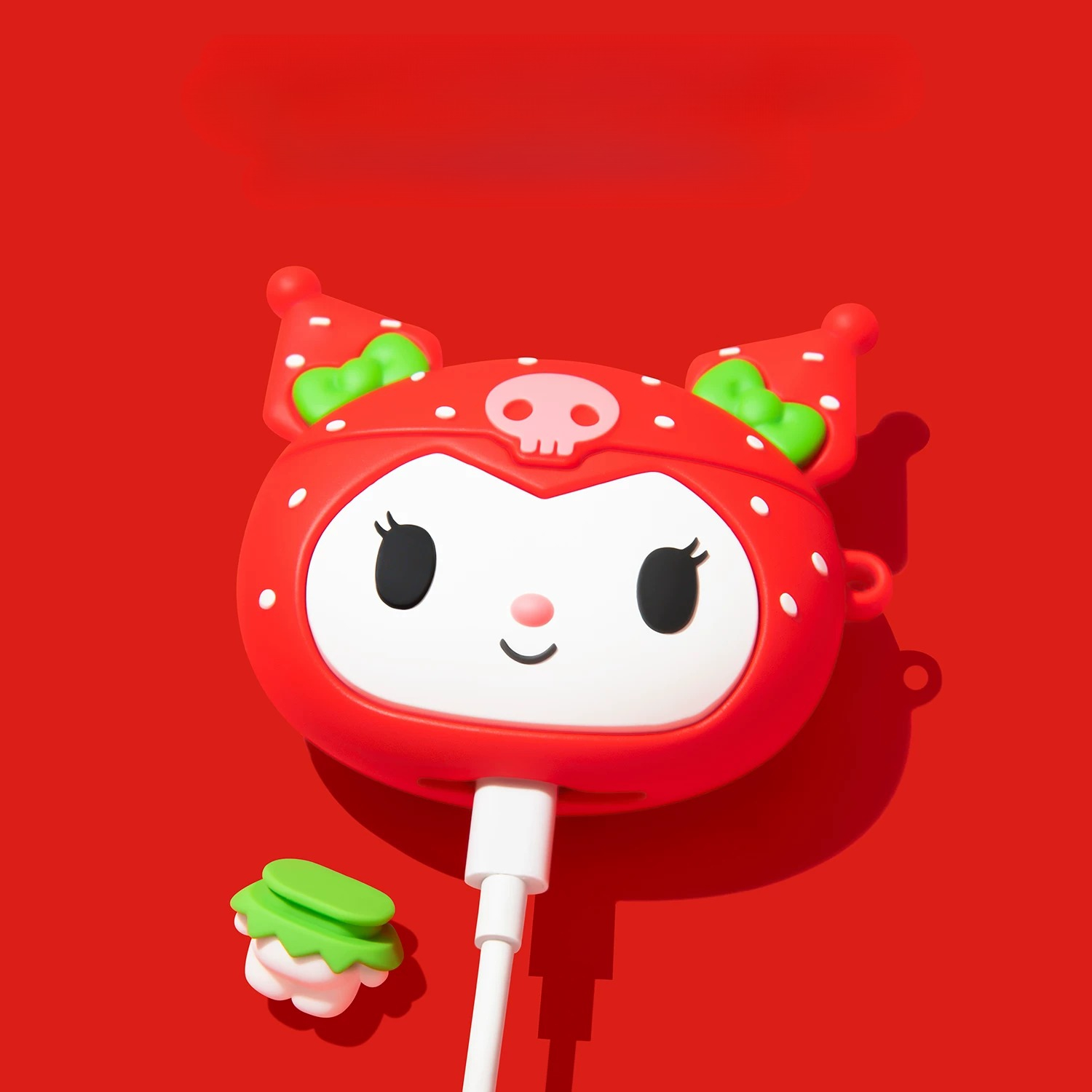 Leuke Strawberry Kuromi oortel - Strawberry Huller recensie en prijs